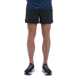 Men's On Running 5" Lightweight Shorts Black | PH_ON9045