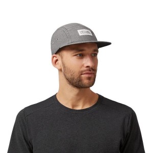 Men's On Running 5 Panel Caps Grey | PH_ON9029