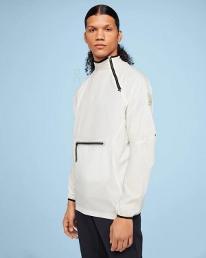 Men's On Running Active Jackets White | PH_ON1180