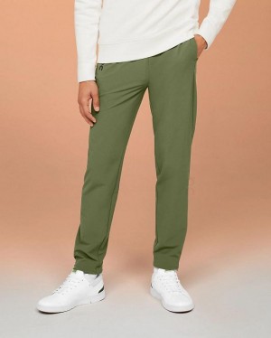 Men's On Running Active Pants Olive | PH_ON8286
