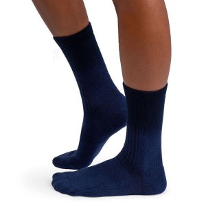 Men's On Running All-Day Socks Navy | PH_ON8787