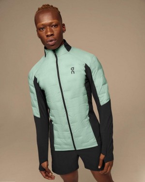 Men's On Running Climate Jackets Turquoise | PH_ON8122
