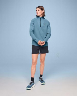 Men's On Running Climate T-shirts Blue | PH_ON8733