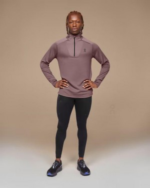 Men's On Running Climate T-shirts Brown | PH_ON8328