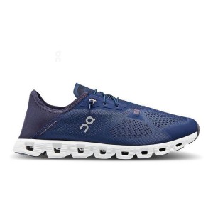 Men's On Running Cloud 5 Coast Sneakers Navy | PH_ON8497