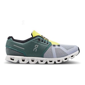 Men's On Running Cloud 5 Sneakers Green / Grey | PH_ON8540