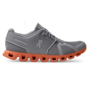Men's On Running Cloud 5 Sneakers Grey / Orange | PH_ON8949