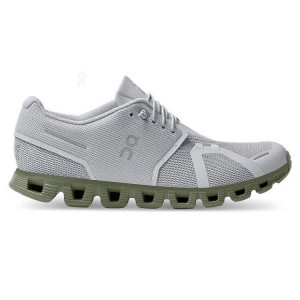 Men's On Running Cloud 5 Sneakers Grey / Olive | PH_ON8638