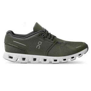 Men's On Running Cloud 5 Sneakers Olive | PH_ON8950