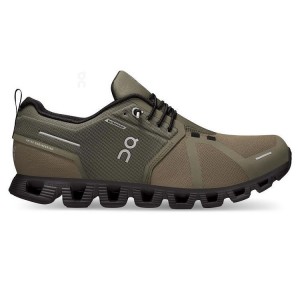 Men's On Running Cloud 5 Waterproof Sneakers Olive | PH_ON8885