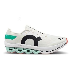 Men's On Running Cloudboom Echo Running Shoes White / Turquoise | PH_ON8808