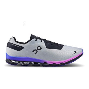 Men's On Running Cloudflash Sensa Running Shoes Grey / Purple | PH_ON8547