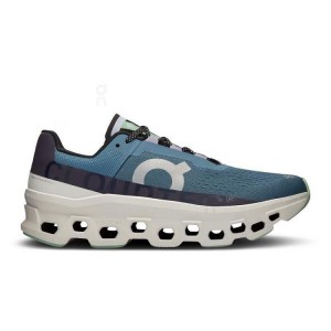 Men's On Running Cloudmonster Running Shoes Blue | PH_ON8143