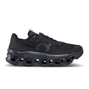 Men's On Running Cloudmonster Sensa Running Shoes Black | PH_ON9000