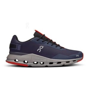 Men's On Running Cloudnova Form Sneakers Navy | PH_ON9099