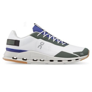 Men's On Running Cloudnova Form Sneakers White / Green | PH_ON8793