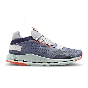 Men's On Running Cloudnova Sneakers Grey / Purple | PH_ON8877