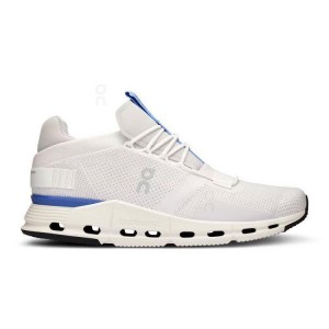 Men's On Running Cloudnova Sneakers White / Blue | PH_ON8203