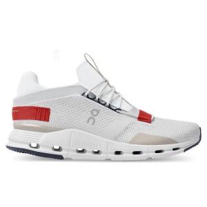 Men's On Running Cloudnova Sneakers White / Red | PH_ON8188