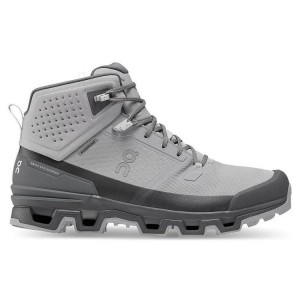 Men's On Running Cloudrock 2 Waterproof Hiking Boots Grey | PH_ON8024
