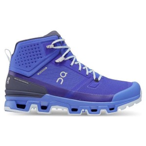Men's On Running Cloudrock 2 Waterproof Hiking Boots Purple | PH_ON8983