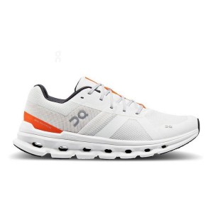 Men's On Running Cloudrunner Running Shoes White | PH_ON1174