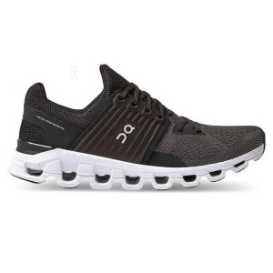 Men's On Running Cloudswift Running Shoes Dark Grey | PH_ON9032