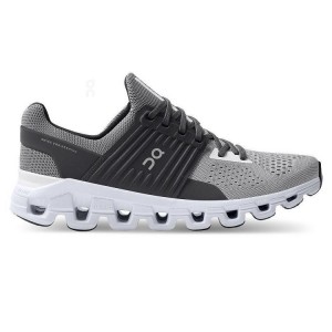 Men's On Running Cloudswift Running Shoes Grey / Black | PH_ON8910
