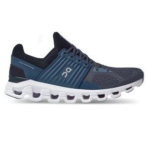 Men's On Running Cloudswift Running Shoes Navy | PH_ON8621