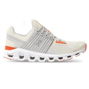Men's On Running Cloudswift Running Shoes Beige / Orange | PH_ON8401