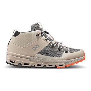Men's On Running Cloudtrax Sensa Hiking Boots Beige | PH_ON8494
