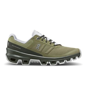 Men's On Running Cloudventure Hiking Shoes Olive | PH_ON8763