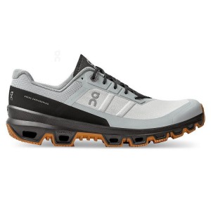 Men's On Running Cloudventure Trail Running Shoes Grey / Brown | PH_ON8683