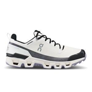 Men's On Running Cloudwander Waterproof Hiking Shoes White / Black | PH_ON8948