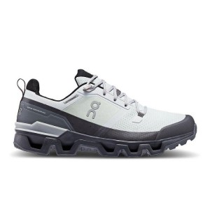 Men's On Running Cloudwander Waterproof Hiking Shoes White / Grey | PH_ON8814