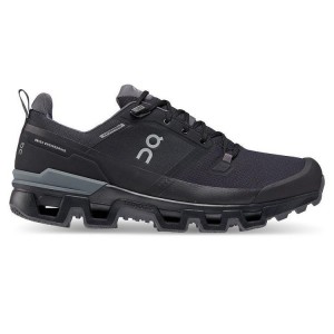 Men's On Running Cloudwander Waterproof Hiking Shoes Black | PH_ON8788