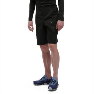 Men's On Running Explorer Shorts Black | PH_ON8023