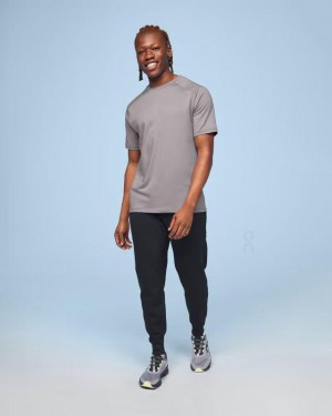 Men's On Running Focus-T T-shirts Grey | PH_ON8688