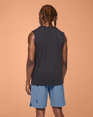 Men's On Running Focus Shorts Blue | PH_ON9159