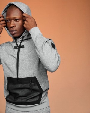 Men's On Running Hoodies Grey | PH_ON8554