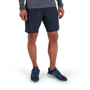Men's On Running Hybrid Shorts Navy | PH_ON8060