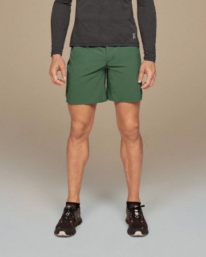 Men's On Running Lightweight Shorts Green | PH_ON8058