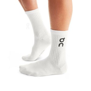 Men's On Running Logo 3-Pack Socks White | PH_ON8210