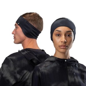 Men's On Running Lumos Headband Black | PH_ON8936