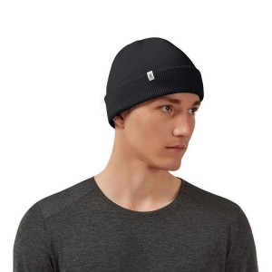 Men's On Running Merino Beanie Black | PH_ON8251