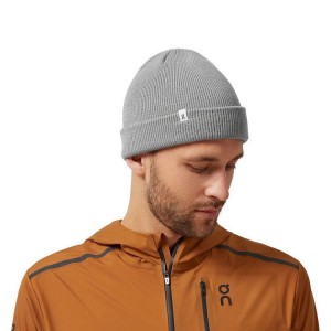 Men's On Running Merino Beanie Grey | PH_ON8800