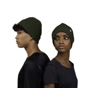 Men's On Running Merino Beanie Olive | PH_ON8340