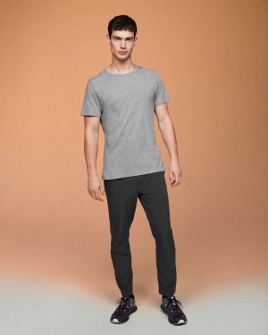 Men's On Running Movement Pants Black | PH_ON8484