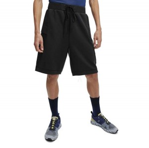 Men's On Running Movement Shorts Black | PH_ON8956