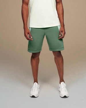 Men's On Running Movement Shorts Olive | PH_ON9137